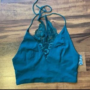 NWOT Free People Crop Top Bralette